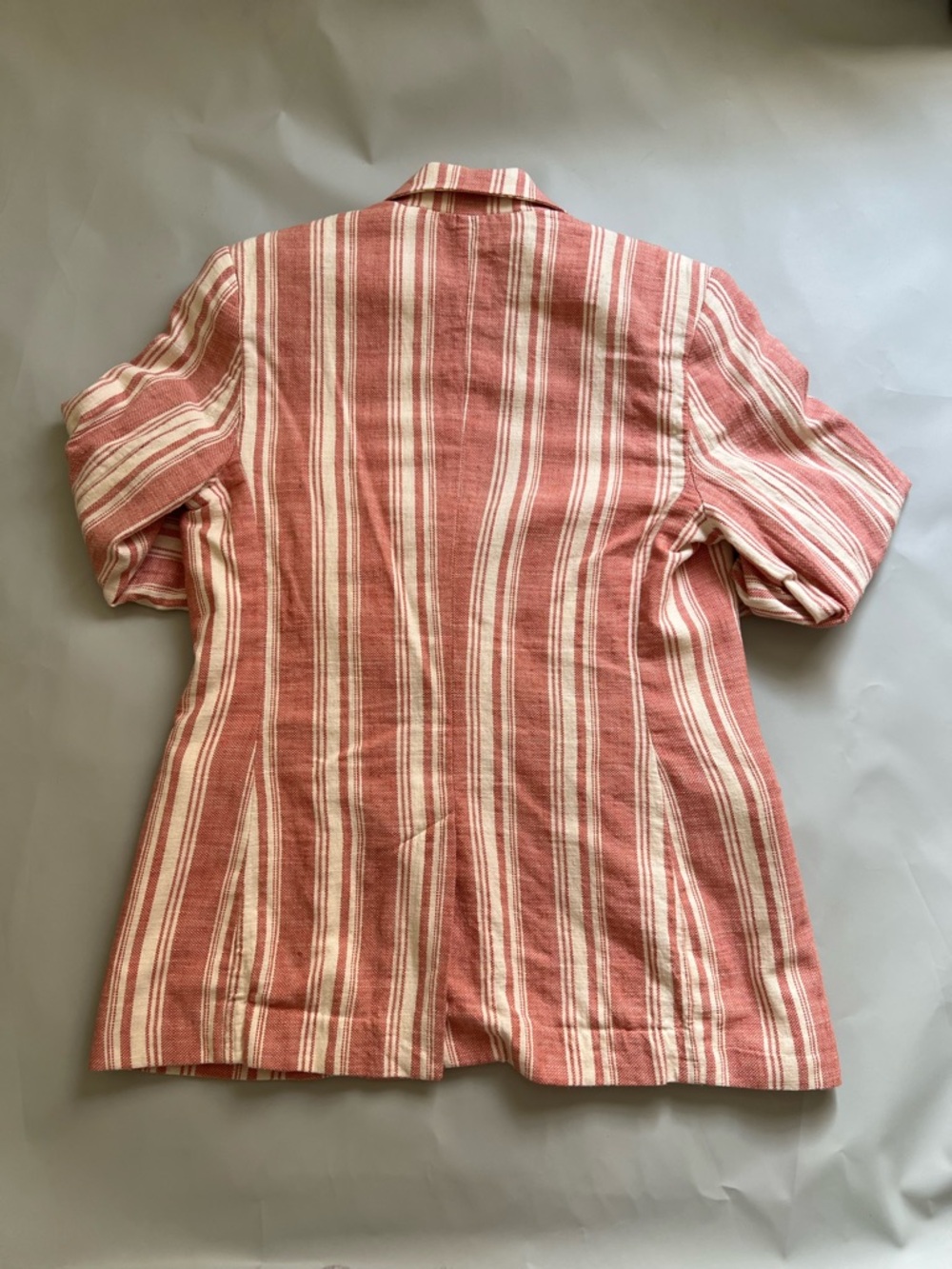 Lauren Ralph Lauren Light weight Striped Cotton Blazer Jacket Size 8 - Picture 4 of 12